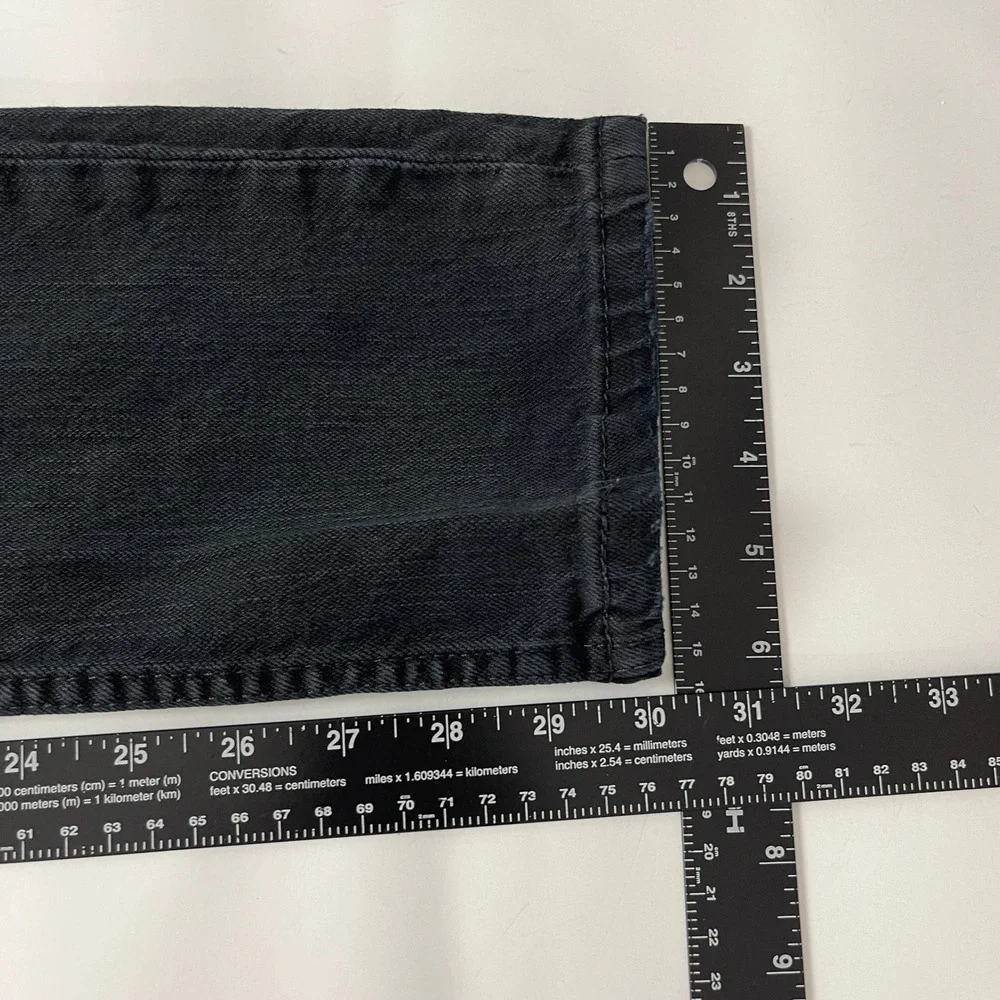 Levis 511 Jeans Mens 29x30 Black Slim Fit Denim Distressed Grunge Goth Skate
